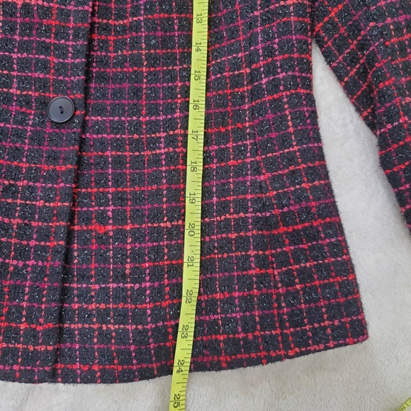 Laura Multicoloured Plaid Blazer for Petite Size 8 or M - Picture 11 of 12